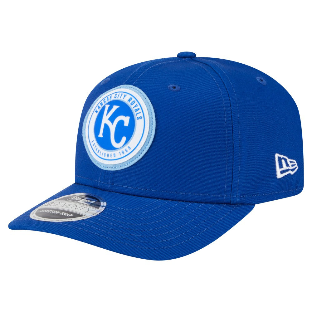 Kansas City Royals New Era Circle Patch 9SEVENTY Stretch-Snap Hat discount