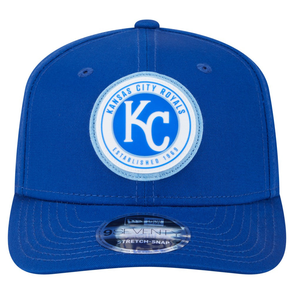 Kansas City Royals New Era Circle Patch 9SEVENTY Stretch-Snap Hat discount