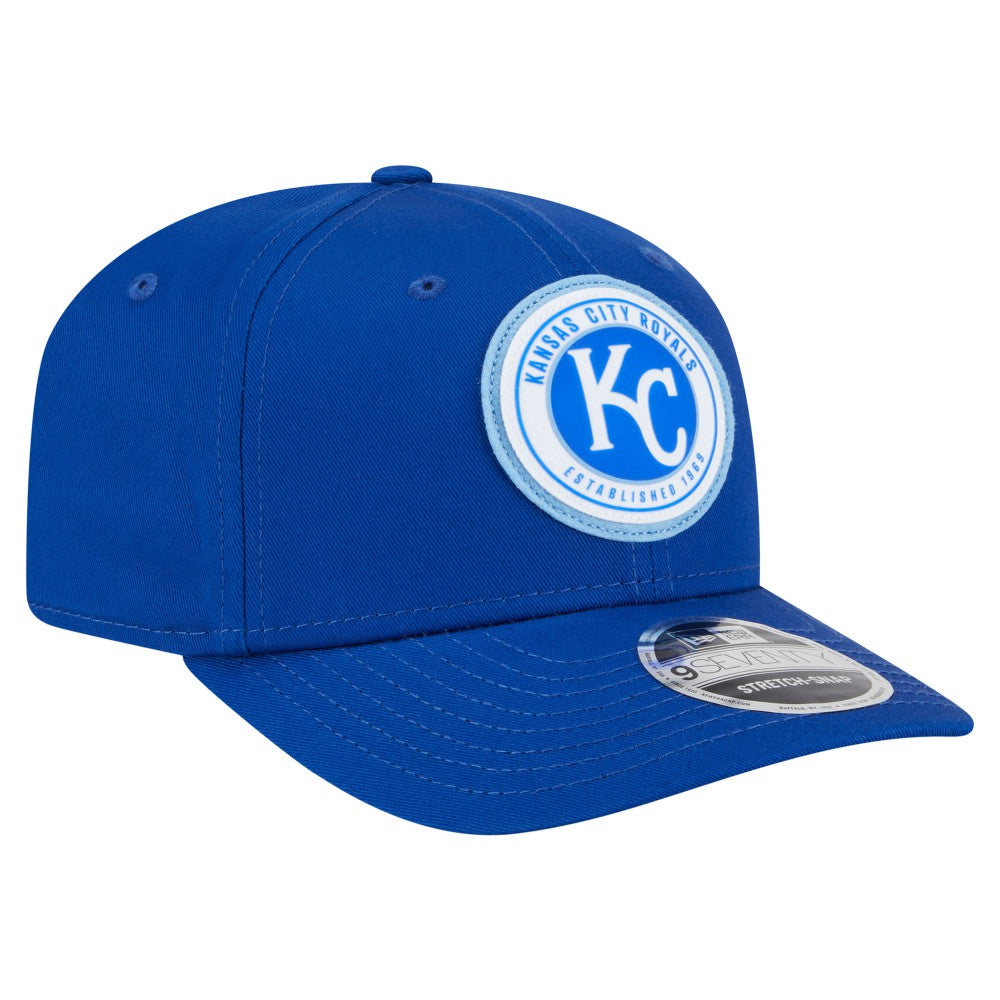 Kansas City Royals New Era Circle Patch 9SEVENTY Stretch-Snap Hat discount