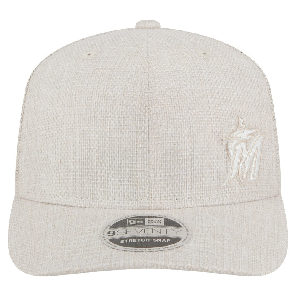 Miami Marlins New Era Flawless 9SEVENTY Stretch-Snap Hat for sale