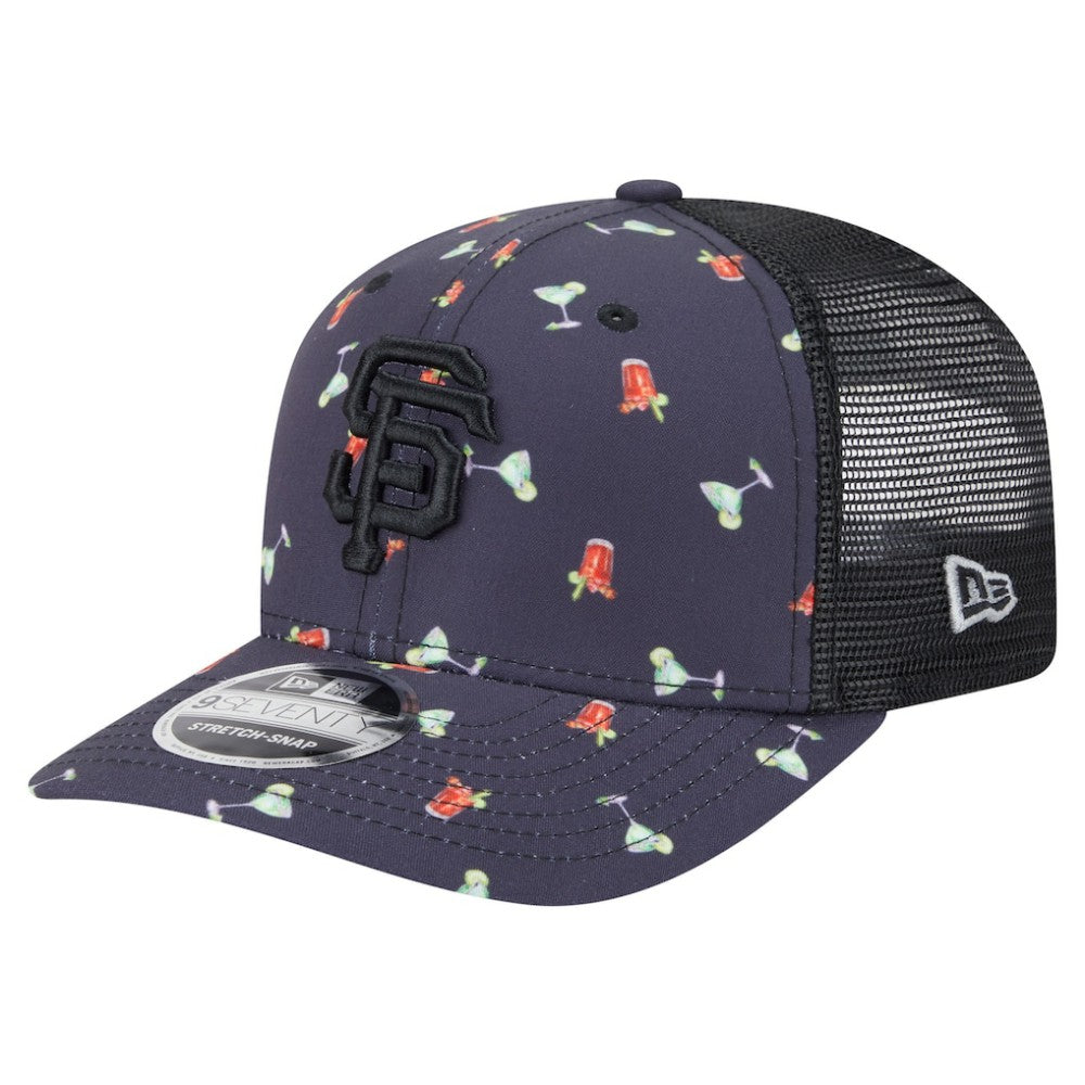 San Francisco Giants New Era Adventure Drinks Pattern 9SEVENTY Stretch-Snap Hat Online