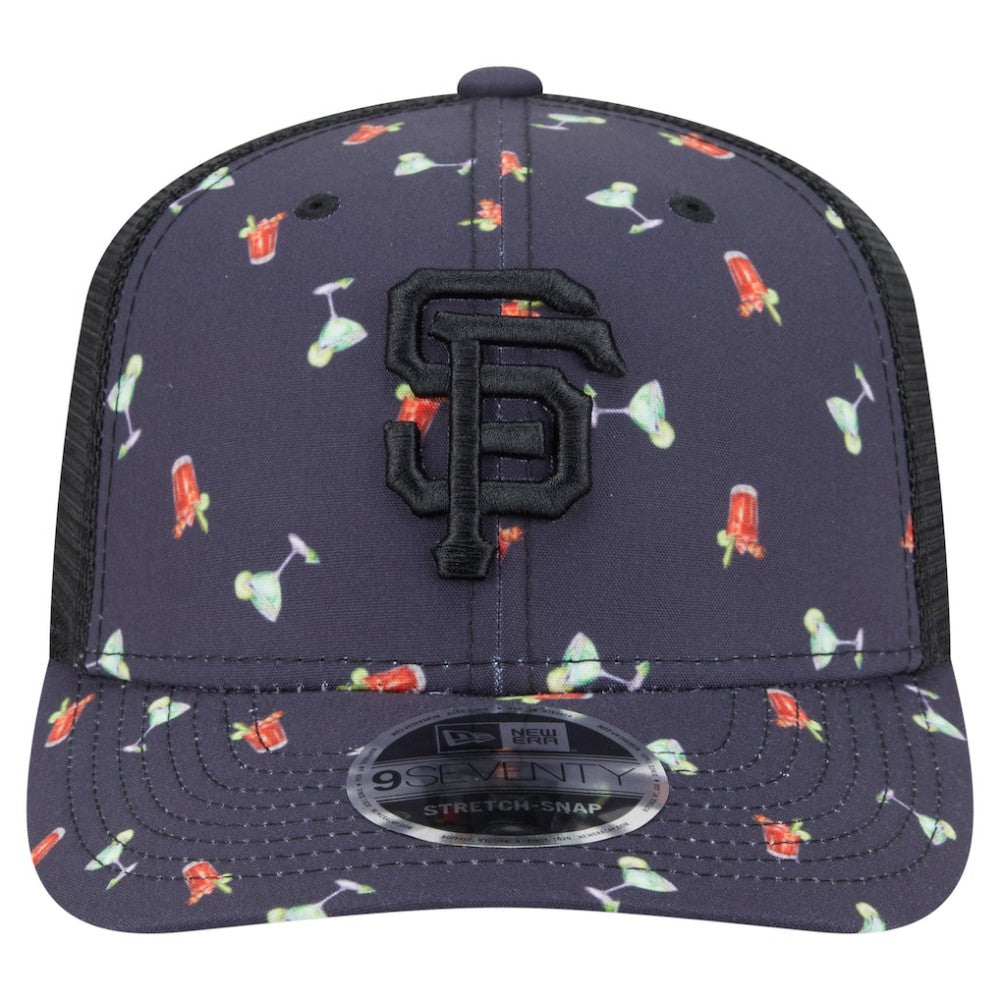 San Francisco Giants New Era Adventure Drinks Pattern 9SEVENTY Stretch-Snap Hat Online