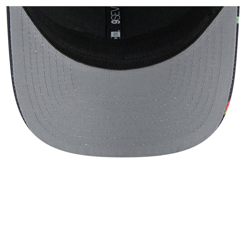 Atlanta Braves New Era Adventure Drinks Pattern 9SEVENTY Stretch-Snap Hat On Sale