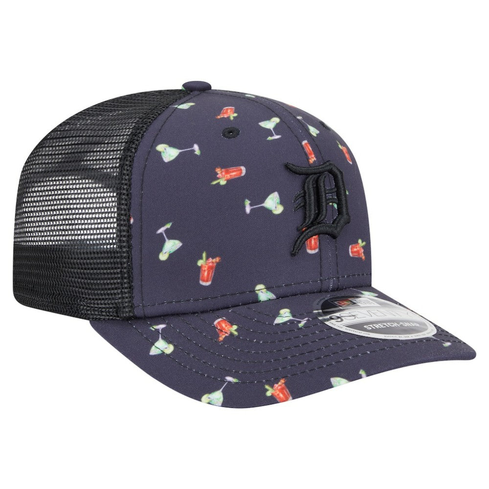 Detroit Tigers New Era Adventure Drinks Pattern 9SEVENTY Stretch-Snap Hat for sale