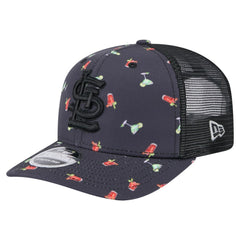 St. Louis Cardinals New Era Adventure Drinks Pattern 9SEVENTY Stretch-Snap Hat On Sale