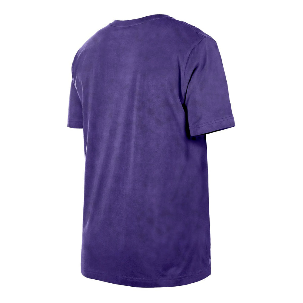 New Era - Los Angeles Lakers Throwback Vintage Boxy Mineral Wash T-Shirt - Purple