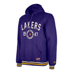New Era - Los Angeles Lakers Throwback Vintage Pullover Hoodie - Purple