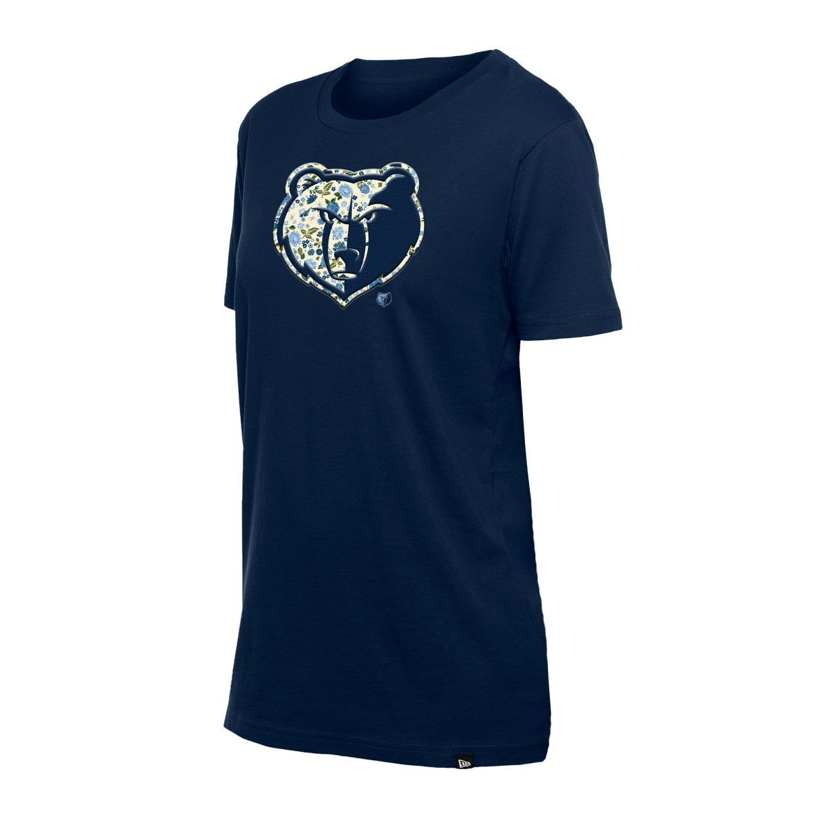 New Era - Memphis Grizzlies Women's Glam Game Flower T-Shirt - Navy