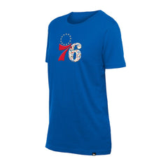 New Era - Philadelphia 76ers Women's Glam Game Flower T-Shirt - Royal