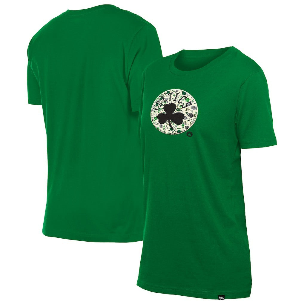 New Era - Boston Celtics Women's Glam Game Flower T-Shirt - Kelly Green