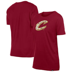 New Era - Cleveland Cavaliers Women's Glam Game Flower T-Shirt - Wine