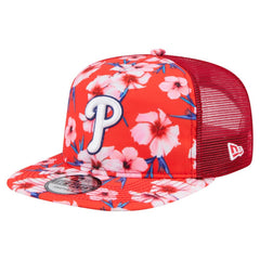 Philadelphia Phillies New Era Adventure Pattern Golfer Trucker Snapback Hat Lifestyle