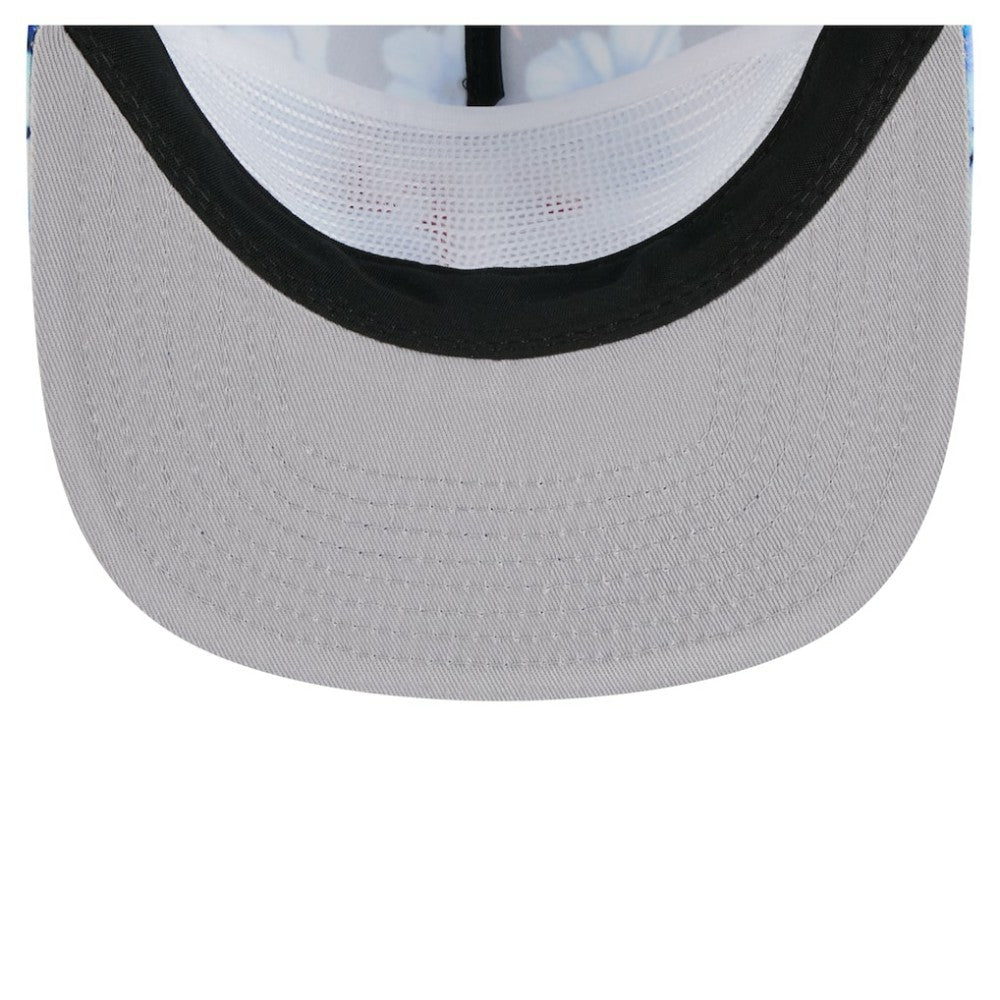 Texas Rangers New Era Adventure Pattern Golfer Trucker Snapback Hat for sale