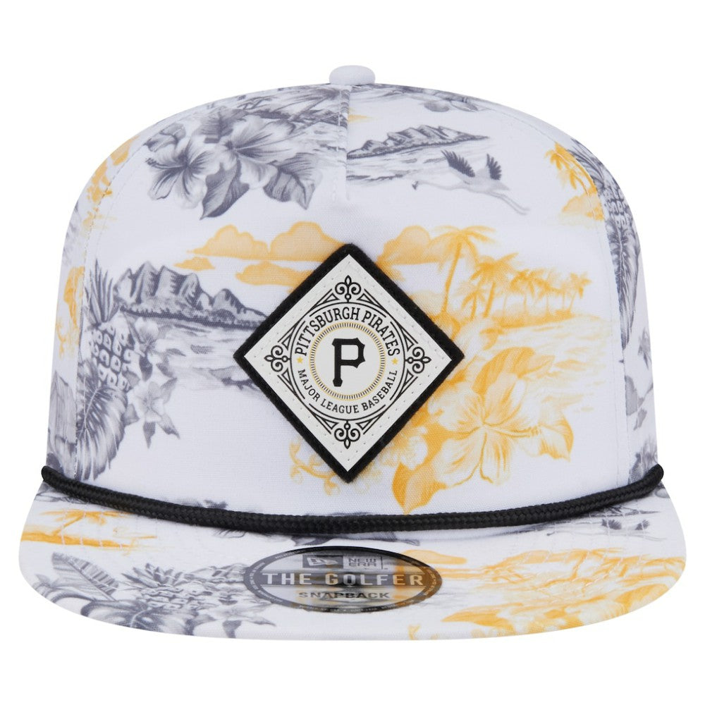 Pittsburgh Pirates New Era Printed Island Golfer Snapback Hat On Sale