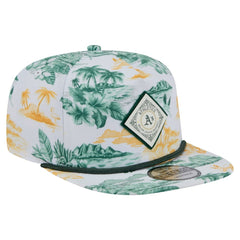 Athletics New Era Printed Island Golfer Snapback Hat On Sale