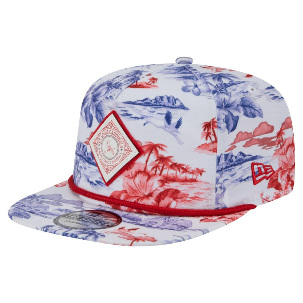 St. Louis Cardinals New Era Printed Island Golfer Snapback Hat for sale