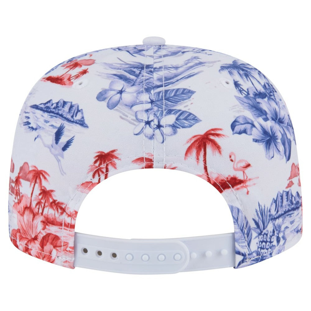 Texas Rangers New Era Printed Island Golfer Snapback Hat Lifestyle