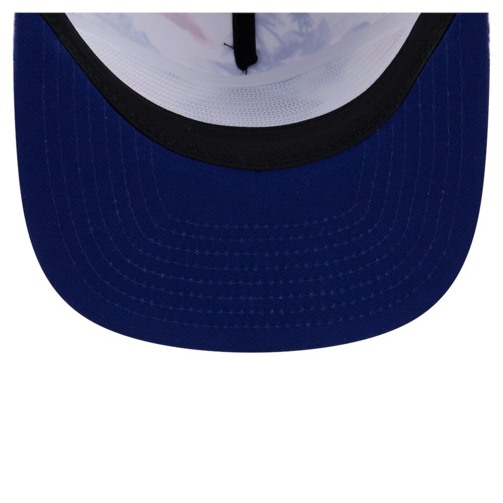 Texas Rangers New Era Printed Island Golfer Snapback Hat Lifestyle