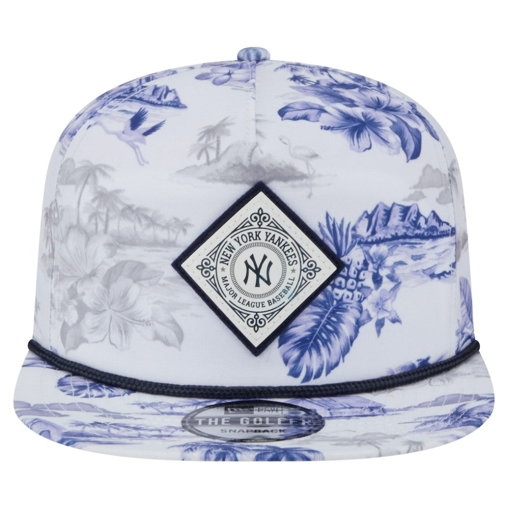 New York Yankees New Era Printed Island Golfer Snapback Hat On Sale