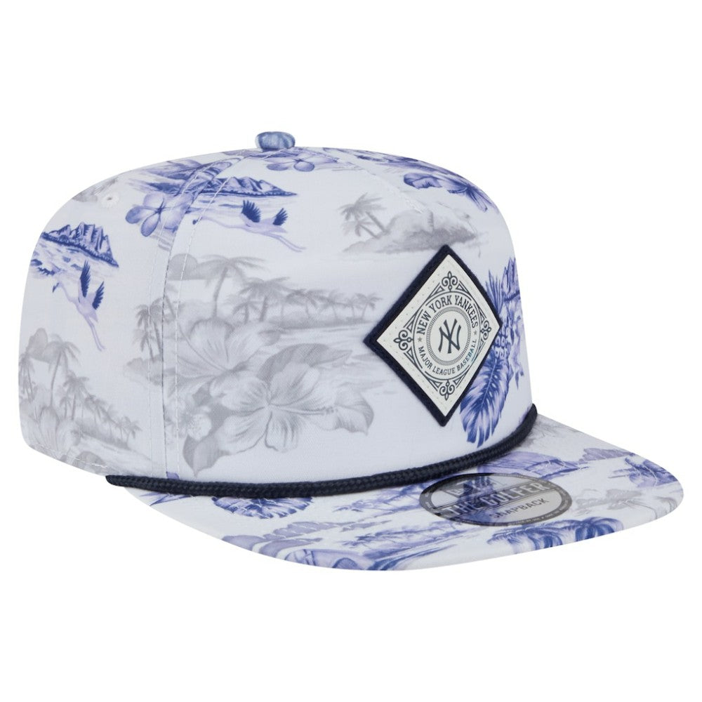 New York Yankees New Era Printed Island Golfer Snapback Hat On Sale