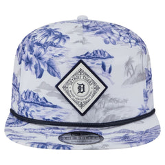 Detroit Tigers New Era Printed Island Golfer Snapback Hat Lifestyle