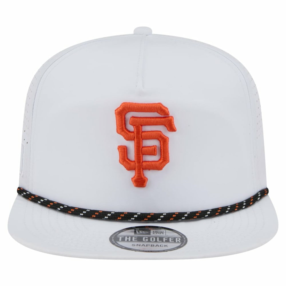 San Francisco Giants New Era Perforated Golfer Snapback Hat Lifestyle