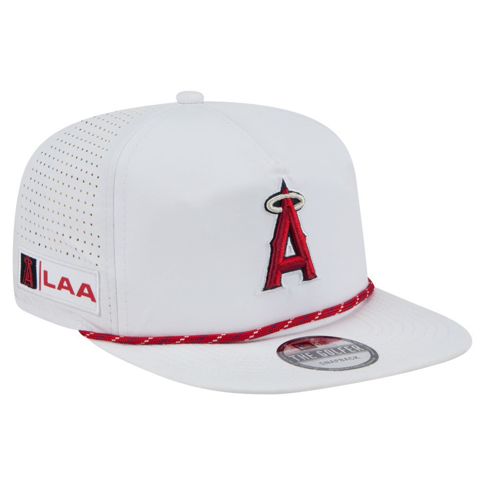 Los Angeles Angels New Era Perforated Golfer Snapback Hat On Sale