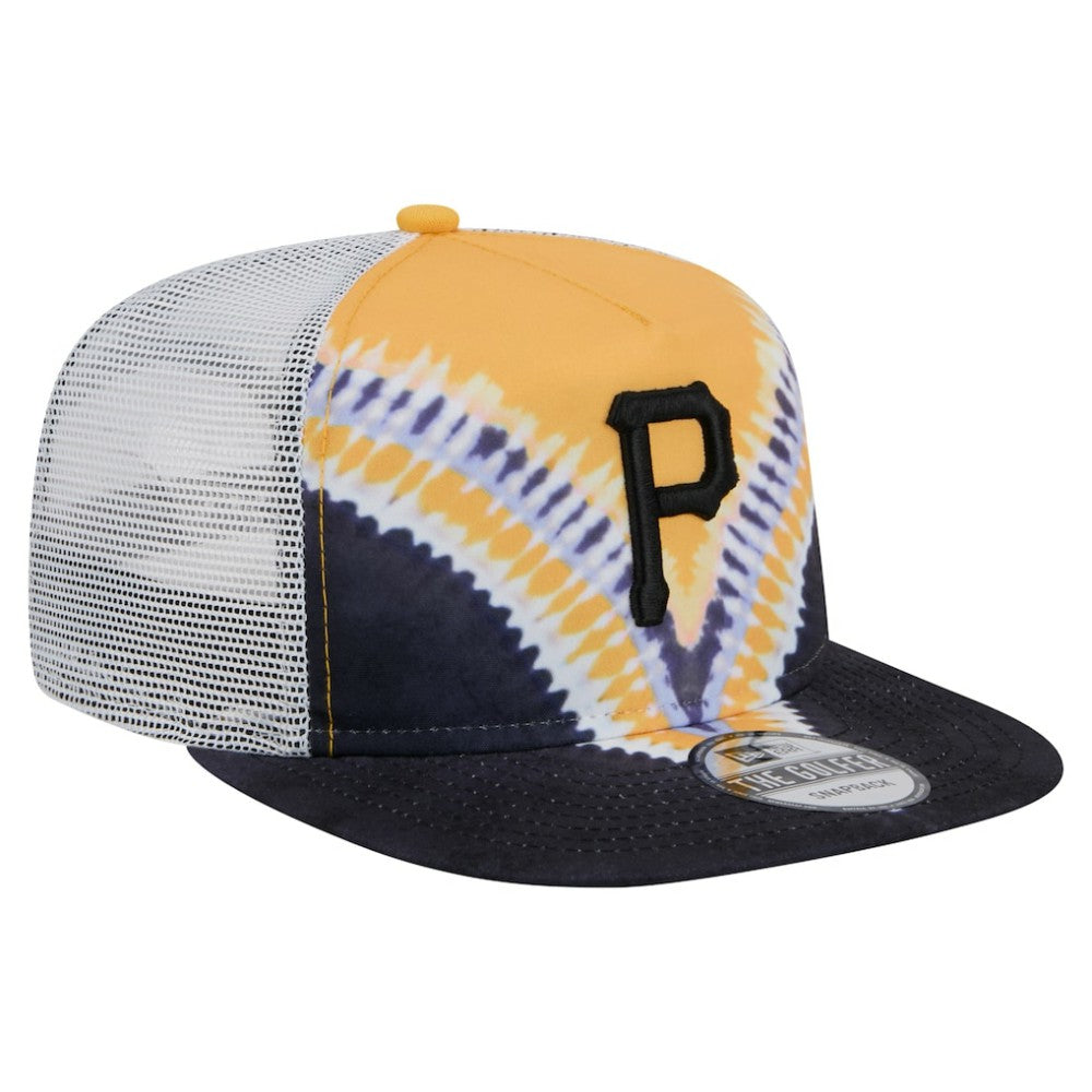 Pittsburgh Pirates New Era Tie-Dye Golfer Trucker Adjustable Hat Near Me
