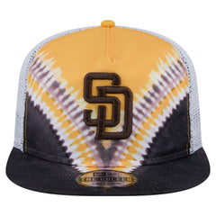 San Diego Padres New Era Tie-Dye Golfer Trucker Adjustable Hat Clearance