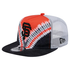 San Francisco Giants New Era Tie-Dye Golfer Trucker Adjustable Hat Clearance
