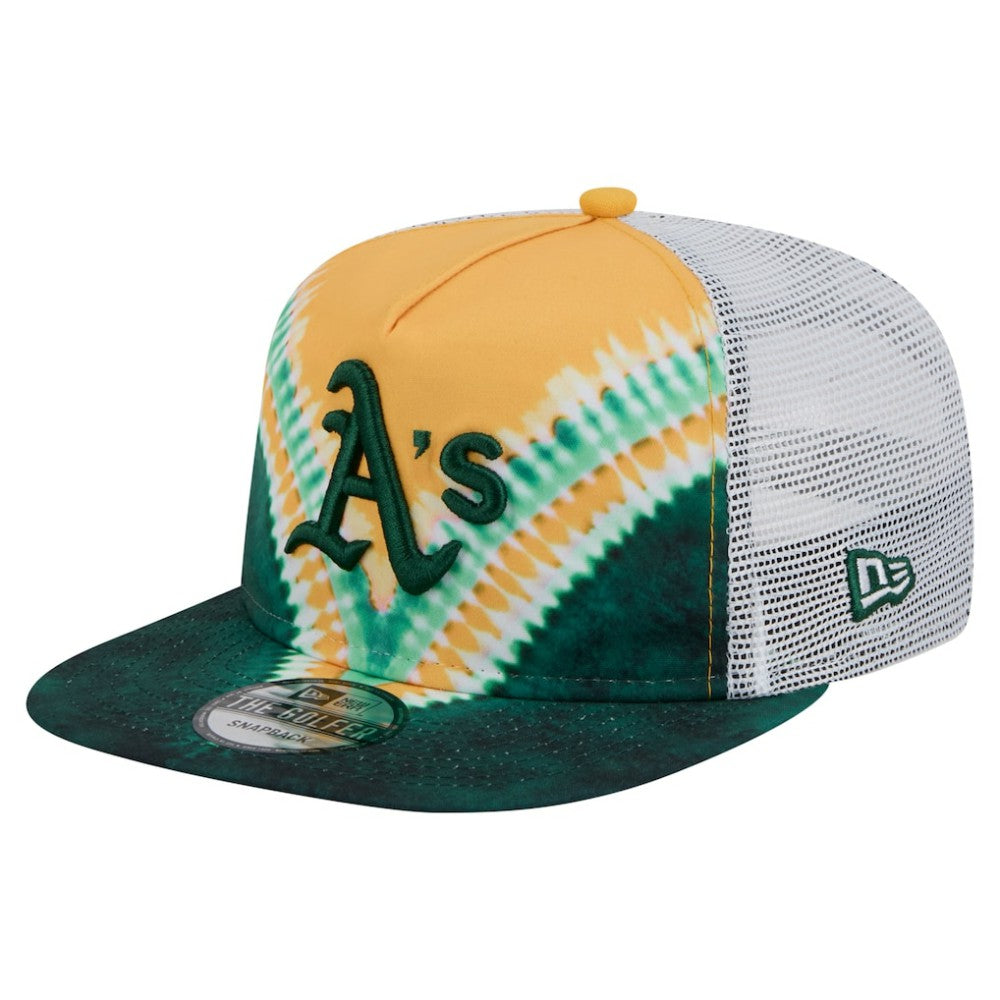 Athletics New Era Tie-Dye Golfer Trucker Adjustable Hat Sale