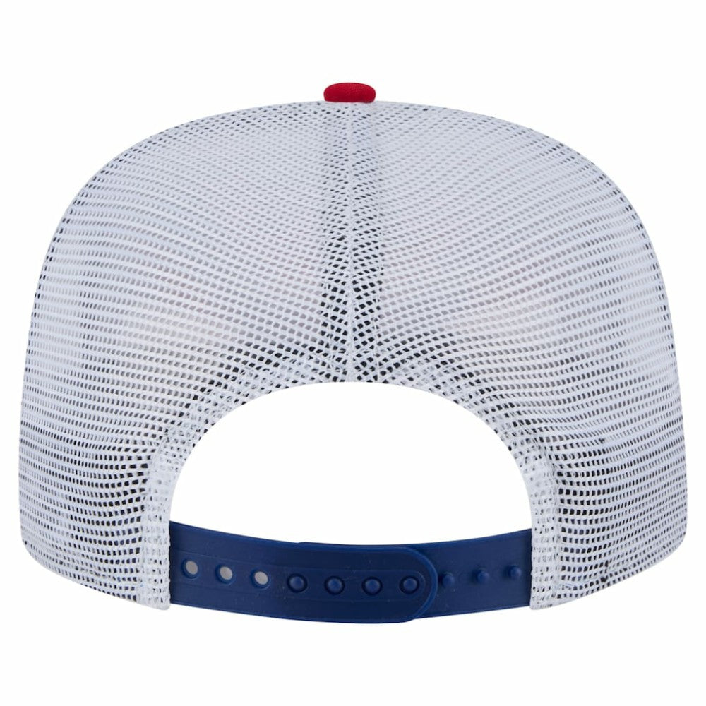 Texas Rangers New Era Tie-Dye Golfer Trucker Adjustable Hat Clearance