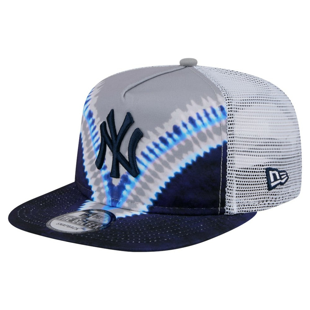 New York Yankees New Era Tie-Dye Golfer Trucker Adjustable Hat Online