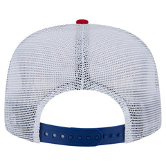 Chicago Cubs New Era Tie-Dye Golfer Trucker Adjustable Hat for sale