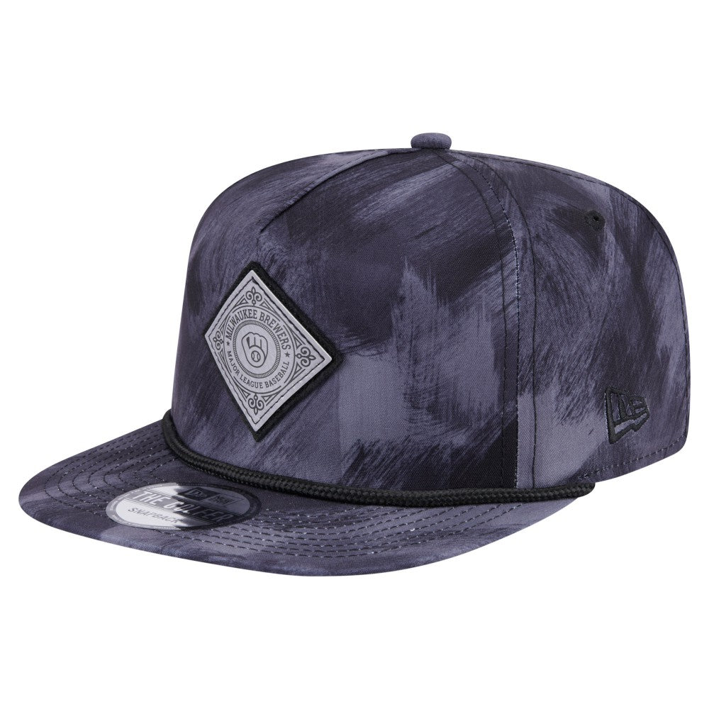 Milwaukee Brewers New Era Printed Golfer Snapback Hat Online