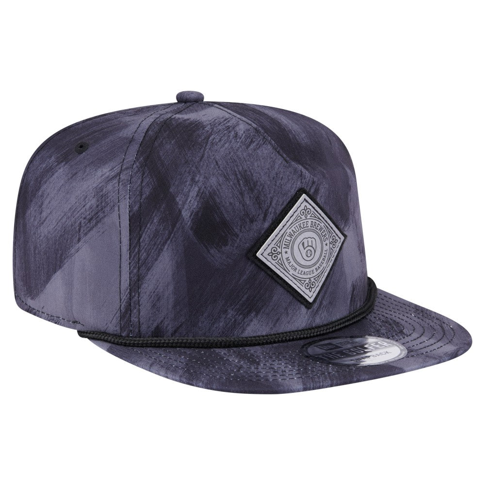 Milwaukee Brewers New Era Printed Golfer Snapback Hat Online