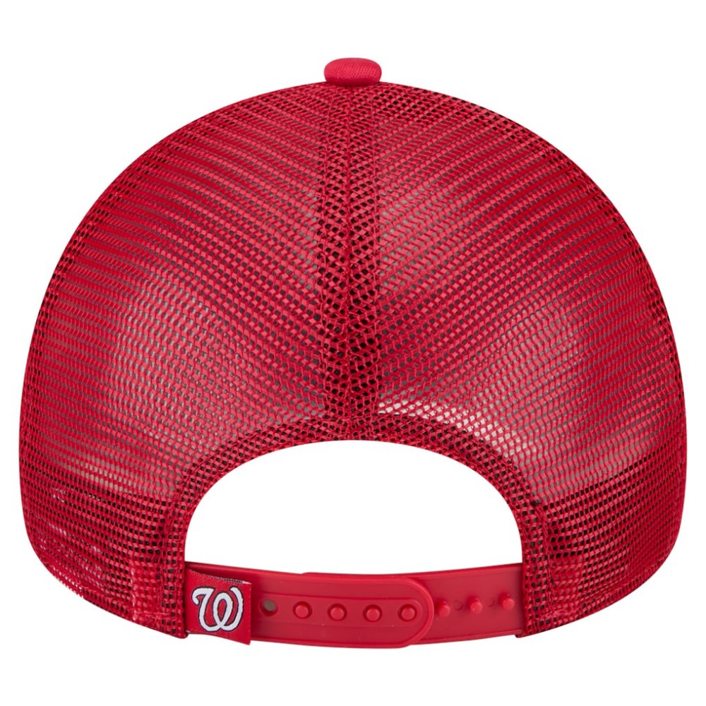 Washington Nationals New Era Distressed 9FORTY A-Frame Adjustable Trucker Hat Sale