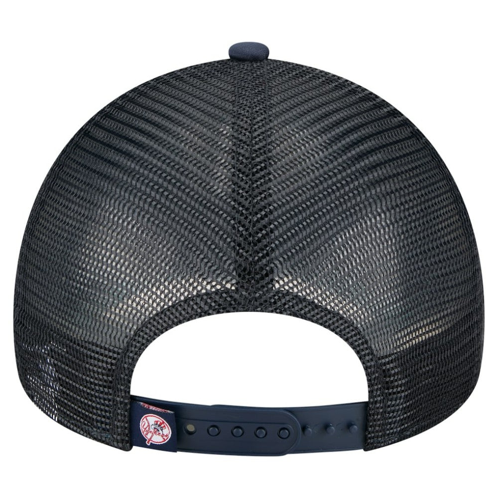 New York Yankees New Era Distressed 9FORTY A-Frame Adjustable Trucker Hat On Sale