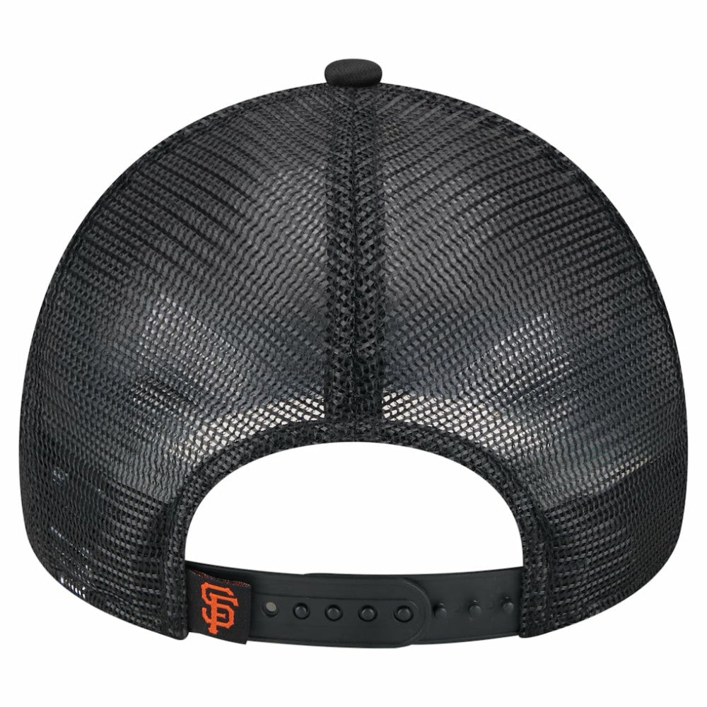 San Francisco Giants New Era Distressed 9FORTY A-Frame Adjustable Trucker Hat Online