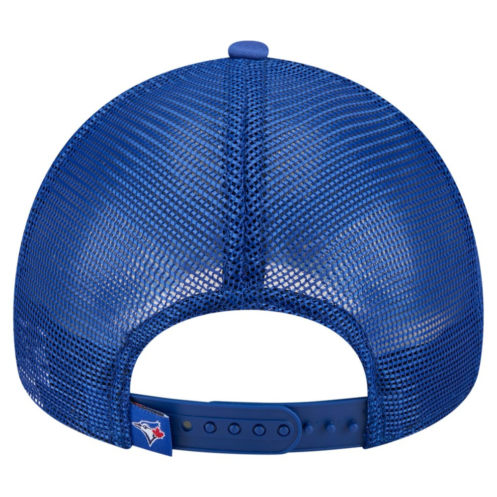 Toronto Blue Jays New Era Distressed 9FORTY A-Frame Adjustable Trucker Hat On Sale