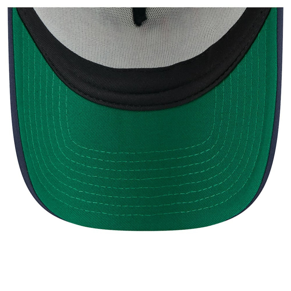 Boston Red Sox New Era Distressed 9FORTY A-Frame Adjustable Trucker Hat Lifestyle