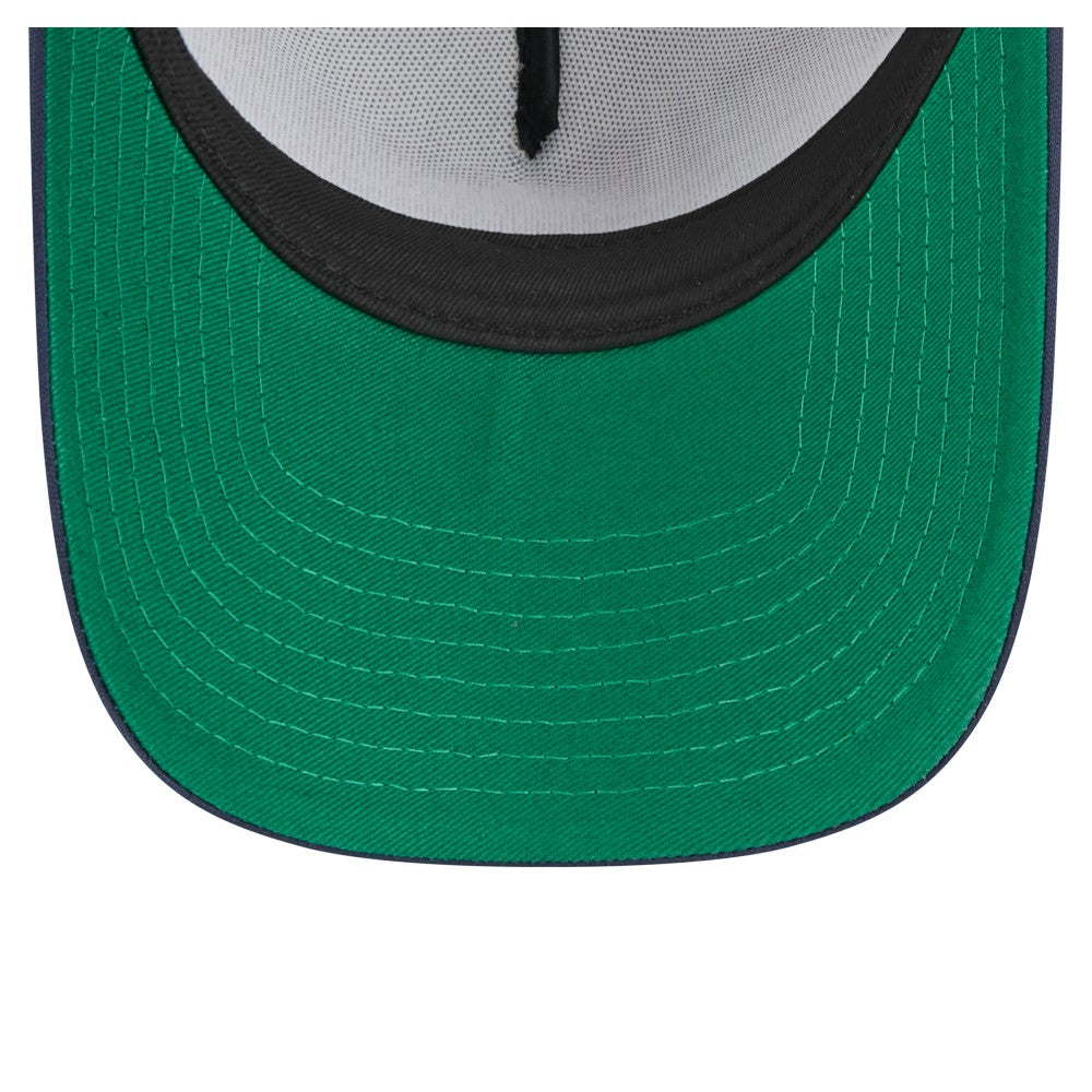 Cleveland Guardians New Era Distressed 9FORTY A-Frame Adjustable Trucker Hat On Sale