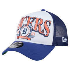 Detroit Tigers New Era Distressed 9FORTY A-Frame Adjustable Trucker Hat Online