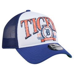 Detroit Tigers New Era Distressed 9FORTY A-Frame Adjustable Trucker Hat Online