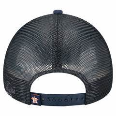 Houston Astros New Era Distressed 9FORTY A-Frame Adjustable Trucker Hat discount