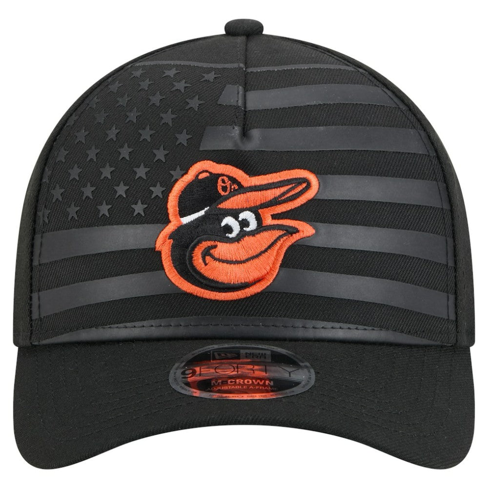 Baltimore Orioles New Era American Flag 9FORTY M-Crown A-Frame Adjustable Hat On Sale