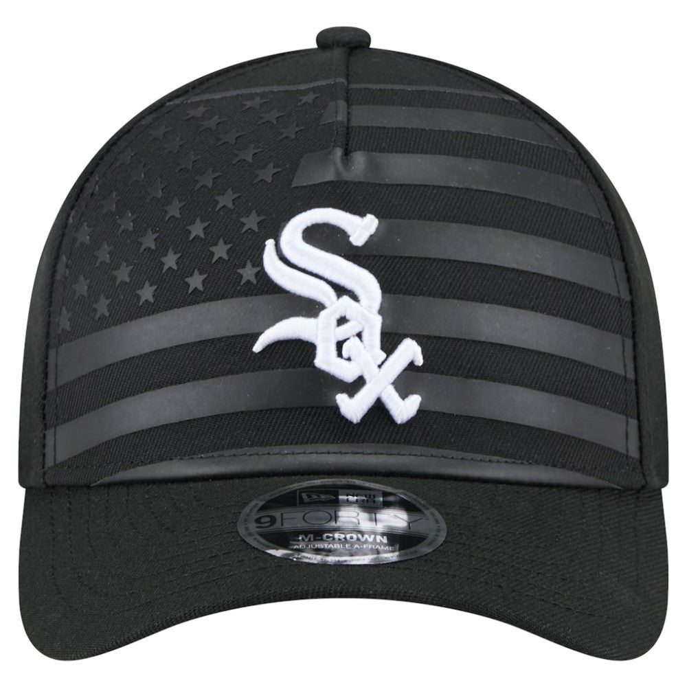 Chicago White Sox New Era American Flag 9FORTY M-Crown A-Frame Adjustable Hat discount