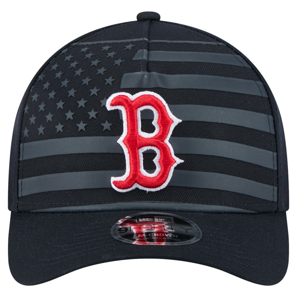 Boston Red Sox New Era American Flag 9FORTY M-Crown A-Frame Adjustable Hat Clearance