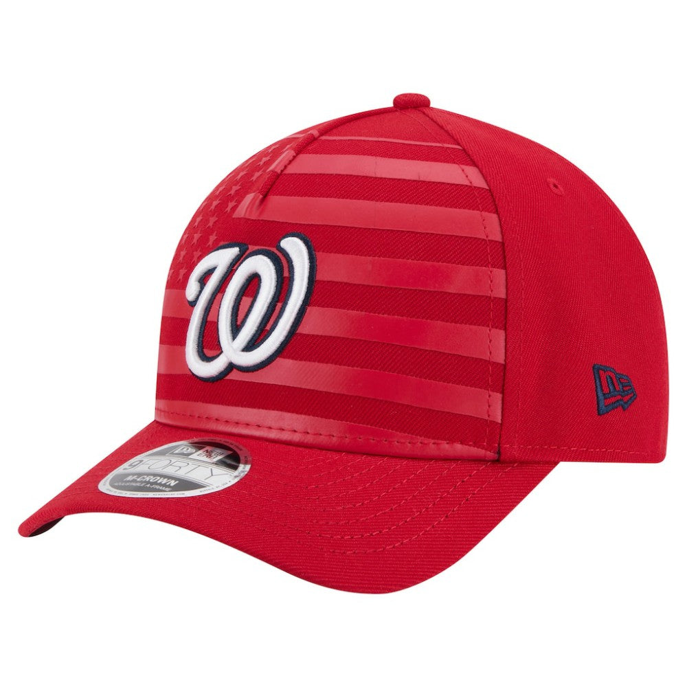 Washington Nationals New Era American Flag 9FORTY M-Crown A-Frame Adjustable Hat Near Me