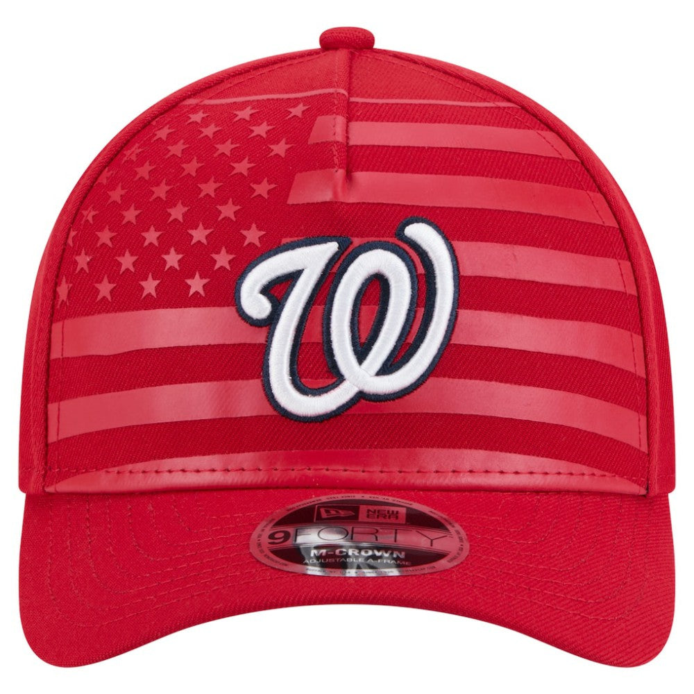 Washington Nationals New Era American Flag 9FORTY M-Crown A-Frame Adjustable Hat Near Me